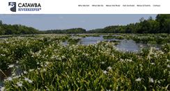 Desktop Screenshot of catawbariverkeeper.org
